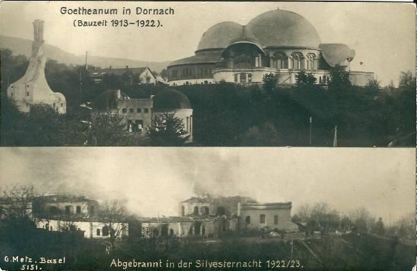 Goetheanum, Goetheanunbrand